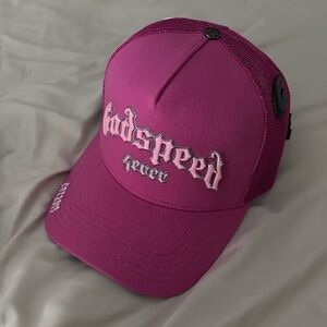 NEW NEVER WORN RARE godspeed pink hat